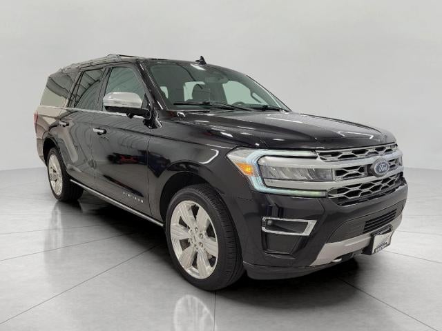 2023 Ford Expedition Platinum MAX in Black — front three-quarter view