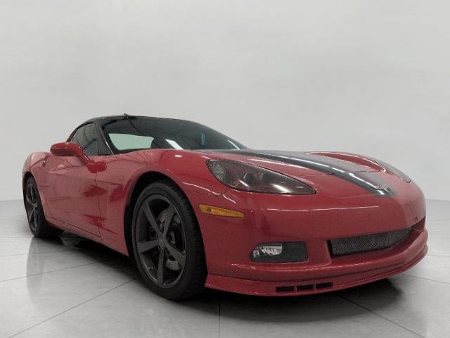2009 Chevrolet Corvette w/3LT in Victory Red — front three-quarter view
