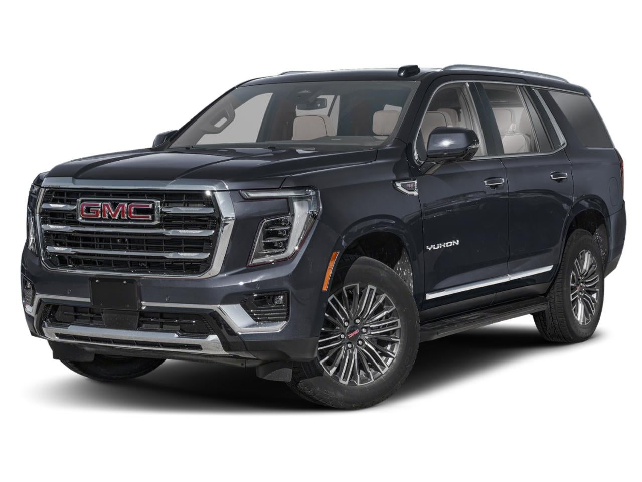 2025 GMC Yukon Denali in Titanium Rush Metallic — front three-quarter view