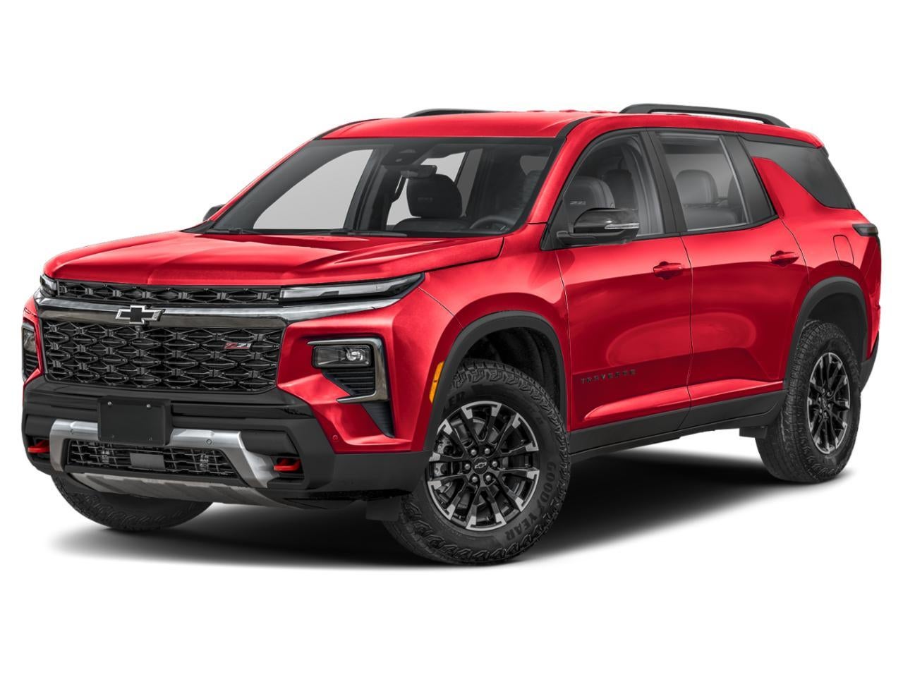 2025 Chevrolet Traverse Z71 in Radiant Red Tintcoat — front three-quarter view