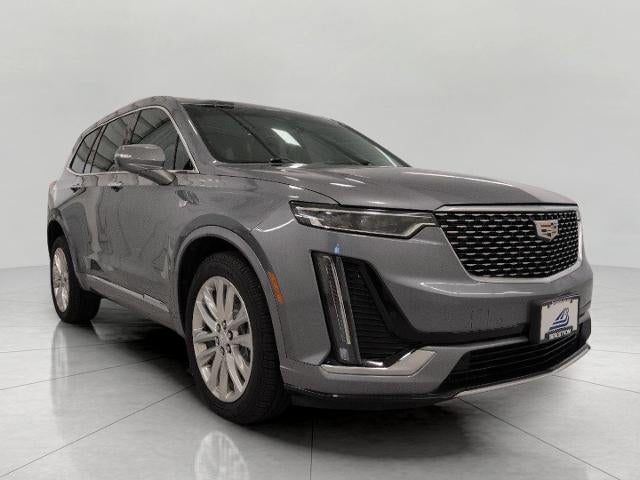 2020 Cadillac XT6 AWD Premium Luxury in Satin Steel Metallic — front three-quarter view