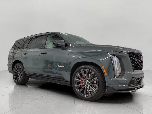 2025 Cadillac Escalade Escalade-V in Aegean Stone — front three-quarter view