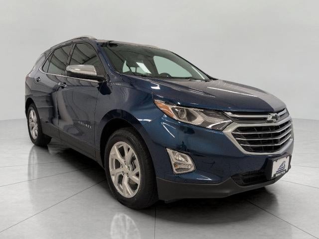 2021 Chevrolet Equinox Premier in Pacific Blue Metallic — front three-quarter view