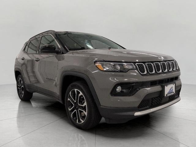 2023 Jeep Compass Limited 4x4 in Gray — front three-quarter view