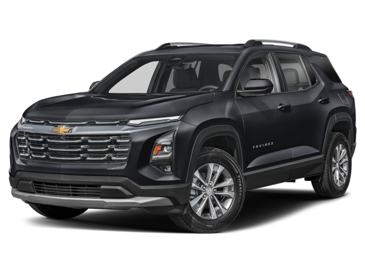 2025 Chevrolet Equinox LT in Mosaic Black Metallic — front three-quarter view
