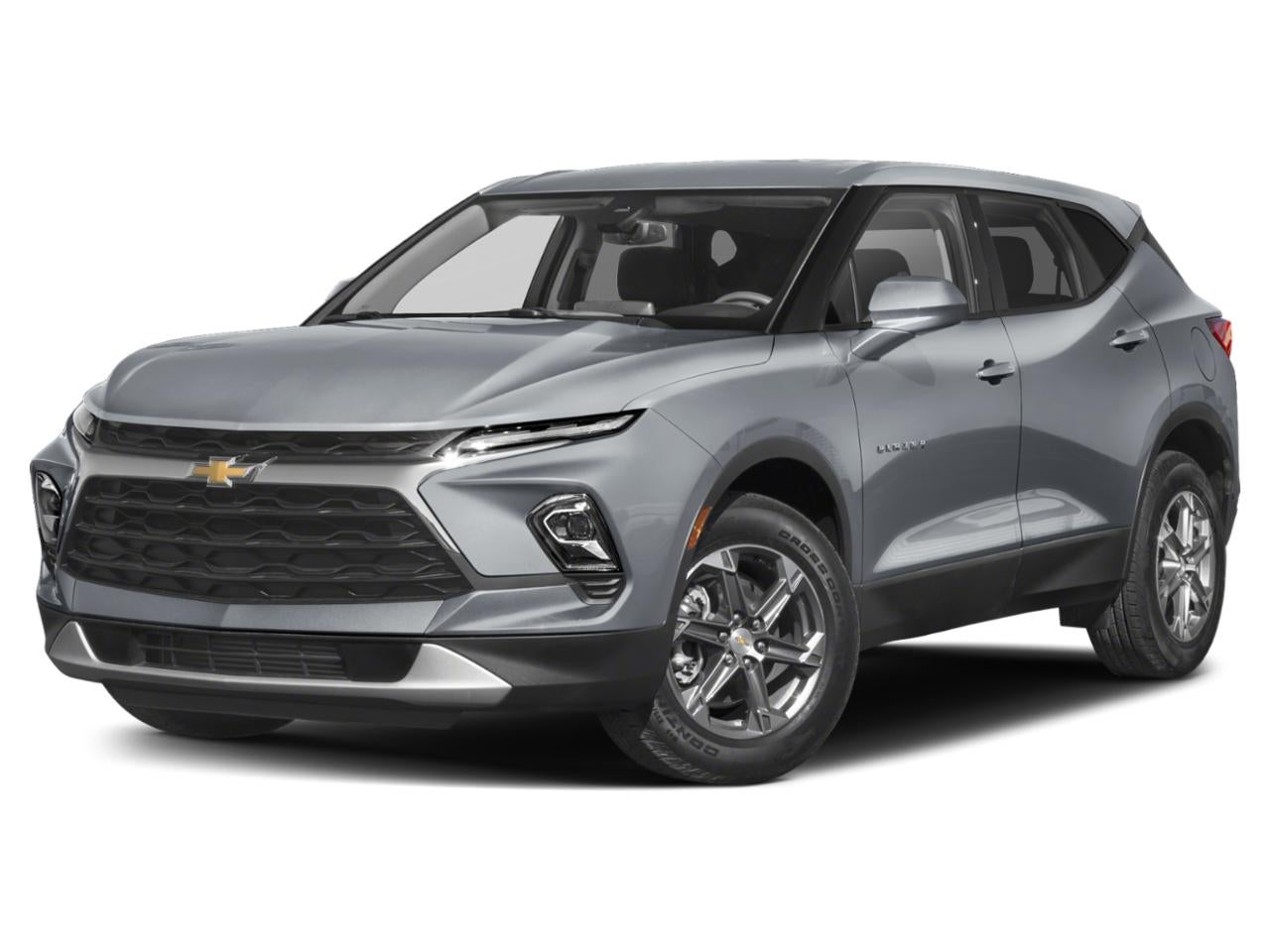 2024 Chevrolet Blazer 3LT in Sterling Gray Metallic — front three-quarter view