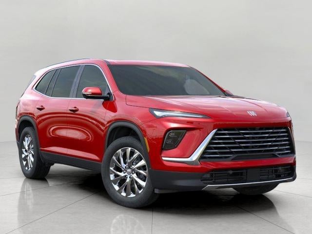 2026 Buick Enclave Preferred in Cherry Red Tintcoat — front three-quarter view