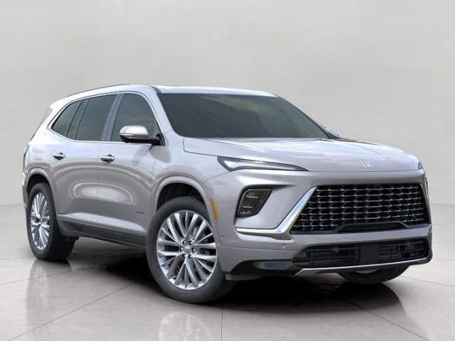 2026 Buick Enclave Avenir in Moonstone Gray Metallic — front three-quarter view