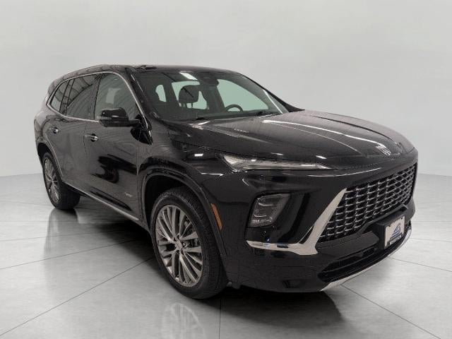 2025 Buick Enclave Avenir in Ebony Twilight Metallic — front three-quarter view