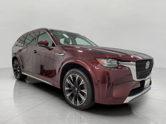 2024 Mazda Mazda CX-90 3.3 Turbo S Premium in Red — front three-quarter view