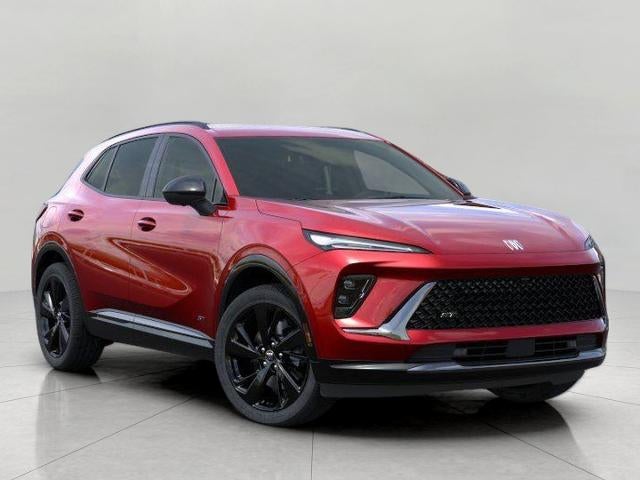 2026 Buick Envision Sport Touring in Brilliant Red — front three-quarter view