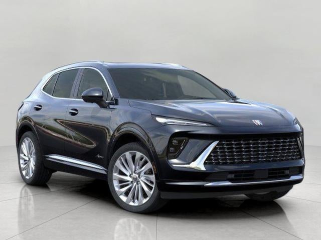 2026 Buick Envision Avenir in Ebony Twilight Metallic — front three-quarter view