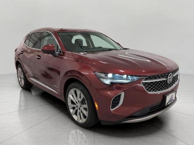 2023 Buick Envision Avenir in Cinnabar Metallic — front three-quarter view